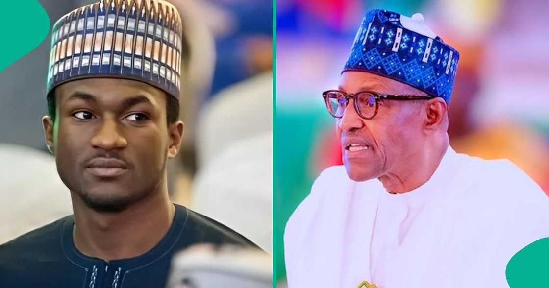 Emotional Video Shows Yusuf Buhari Standing Beside His Father’s Remains at Graveside