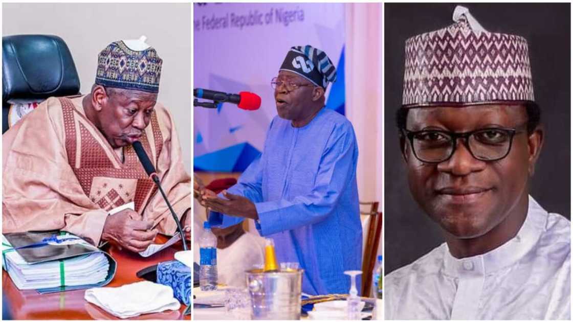 Bola Tinubu/Abdullahi Ganduje/Abdulmumin Jibril.Rabiu Kwankwaso/APC/NNPP/Kano/Arewa/May 29/2023 Election