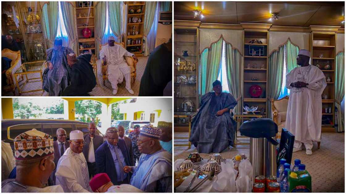 Atiku Meets IBB in Minna/PDP Presidential Candidate/2023 Elections/PDP Crisis Atiku Meets IBB in Minna/PDP Presidential Candidate/2023 Elections/PDP Crisis