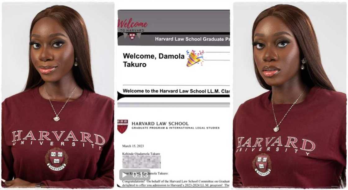 Photos of a Ojadamola Kehinde Takuro who gained admission to study at Harvard Law School.