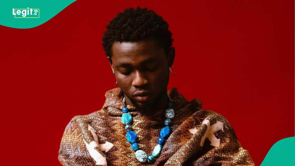 Omah Lay responds after being called gay for sharing his unclad pictures online. Omah Lay responds after being called gay for sharing his unclad pictures online.