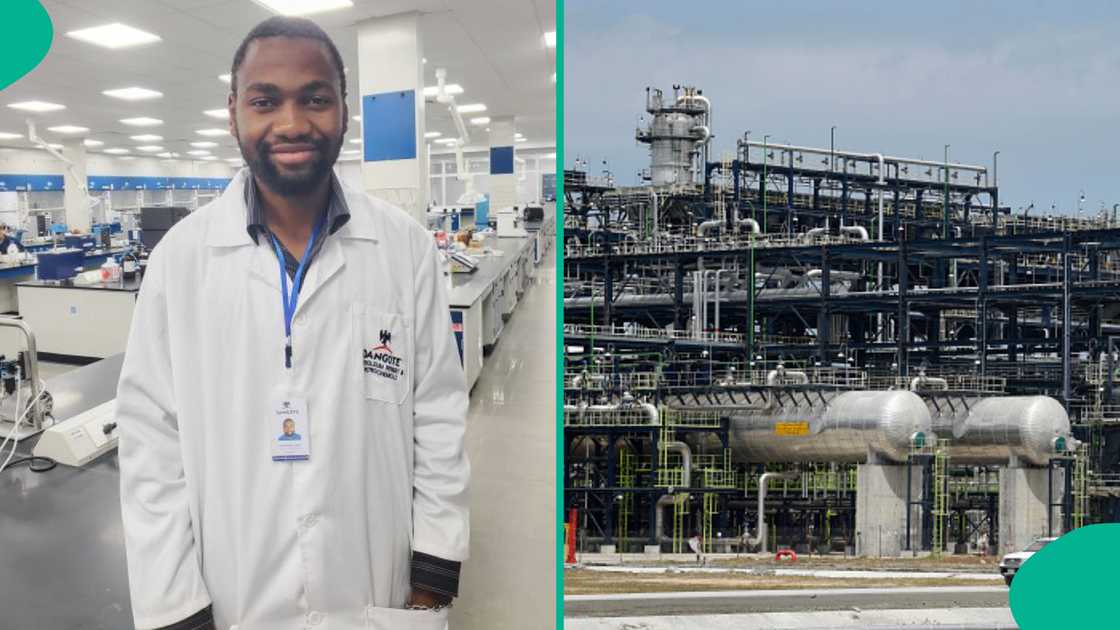 FUOYE celebrates as its graduate bags appointment at Dangote Refinery as an assistant quality assurance officer