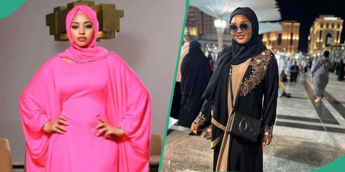 Regina Daniels and Mercy Aigbe slay in classy Muslim outfits Regina Daniels and Mercy Aigbe slay in classy Muslim outfits