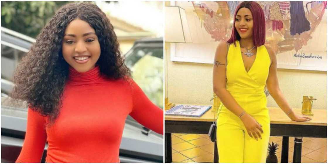 Lady throws her principles away as she gets a 'funny-looking' tattoo of actress, Regina Daniels Lady throws her principles away as she gets a 'funny-looking' tattoo of actress, Regina Daniels