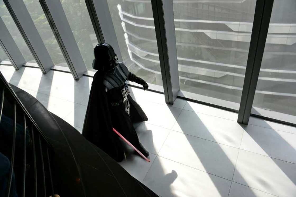 A staff member dressed as Darth Vader is seen at Lucasfilm's Sandcrawler building in Singapore in 2014 A staff member dressed as Darth Vader is seen at Lucasfilm's Sandcrawler building in Singapore in 2014