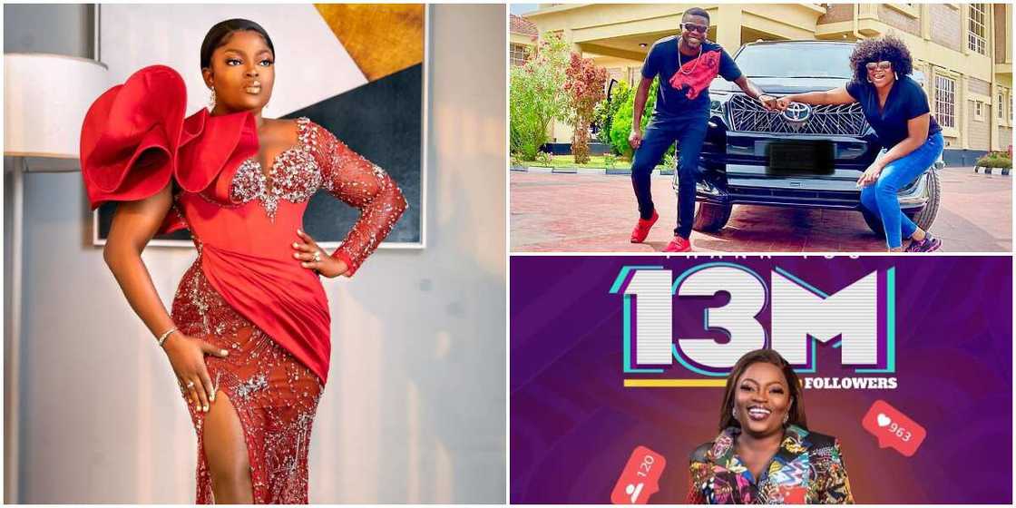 Funke Akindele: Luxury car purchase, Omo ghetto launch,10 photos, videos summarise actress' 2021