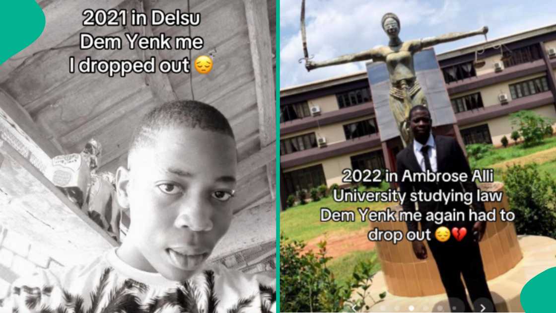 Years after dropping out of DELSU and AAU, man shows off his achievements online