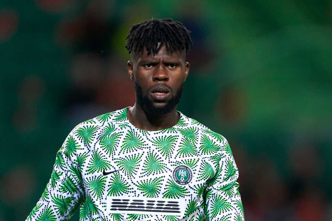 Francis Uzoho at Estadio Jose Alvalade in Lisbon, Portugal. Francis Uzoho at Estadio Jose Alvalade in Lisbon, Portugal.