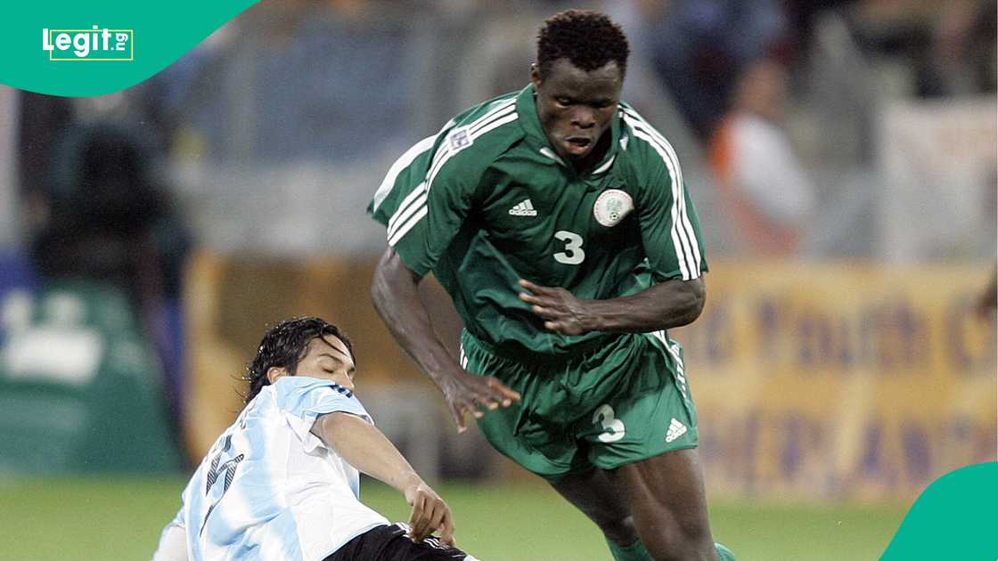 Taye Taiwo, Flying Eagles, Nigeria, Argentina, Netherlands, 2005.