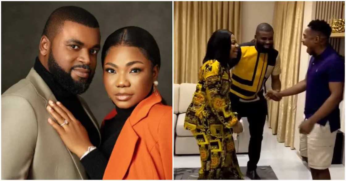 Mercy Chinwo and her fiance Mercy Chinwo and her fiance