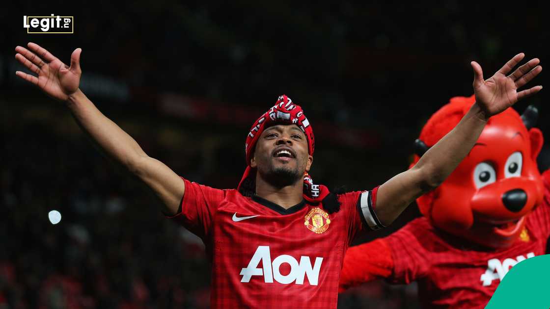 Patrice Evra, Manchester United. Patrice Evra, Manchester United.