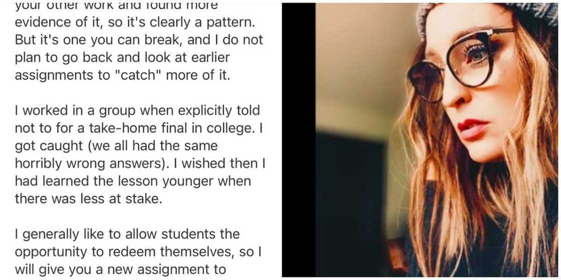 Female School Head Shares Email One of Her Teachers Sent to a Cheating Student, Tears People Apart Female School Head Shares Email One of Her Teachers Sent to a Cheating Student, Tears People Apart