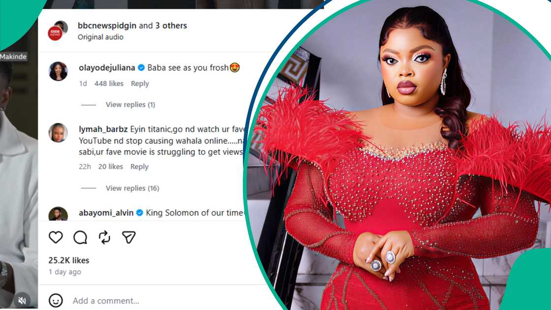 Juliana Olayode reacts as Tobi Makinde finally speaks on alleged rift with Funke Akindele