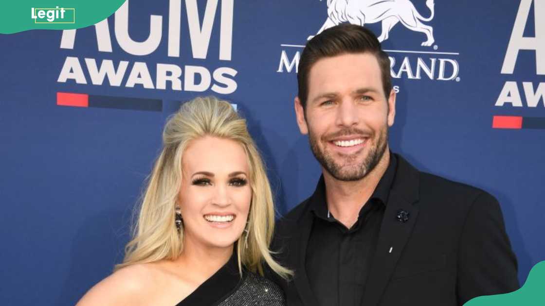 Carrie Underwood and Mike Fisher at the MGM Grand Garden Arena