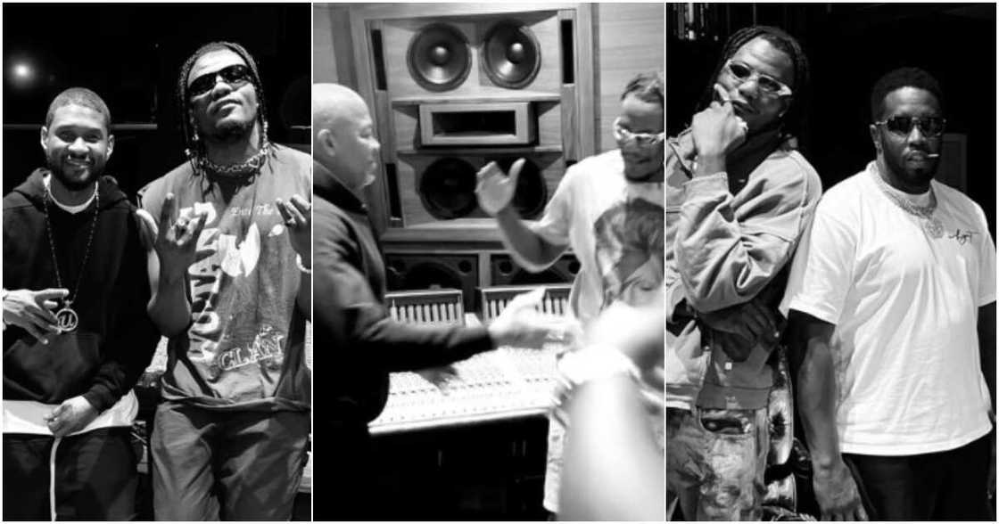 Pheelz with US stars Pheelz with US stars