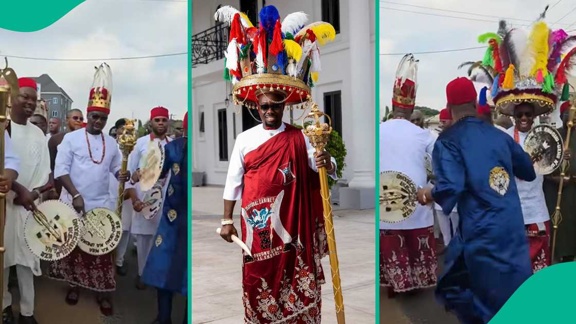 Obi Cubana honoured with traditional title in Anambra state. Obi Cubana honoured with traditional title in Anambra state.