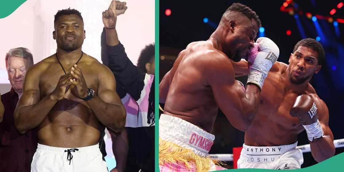 Anthony Joshua defeats Francis Ngannou. Anthony Joshua defeats Francis Ngannou.