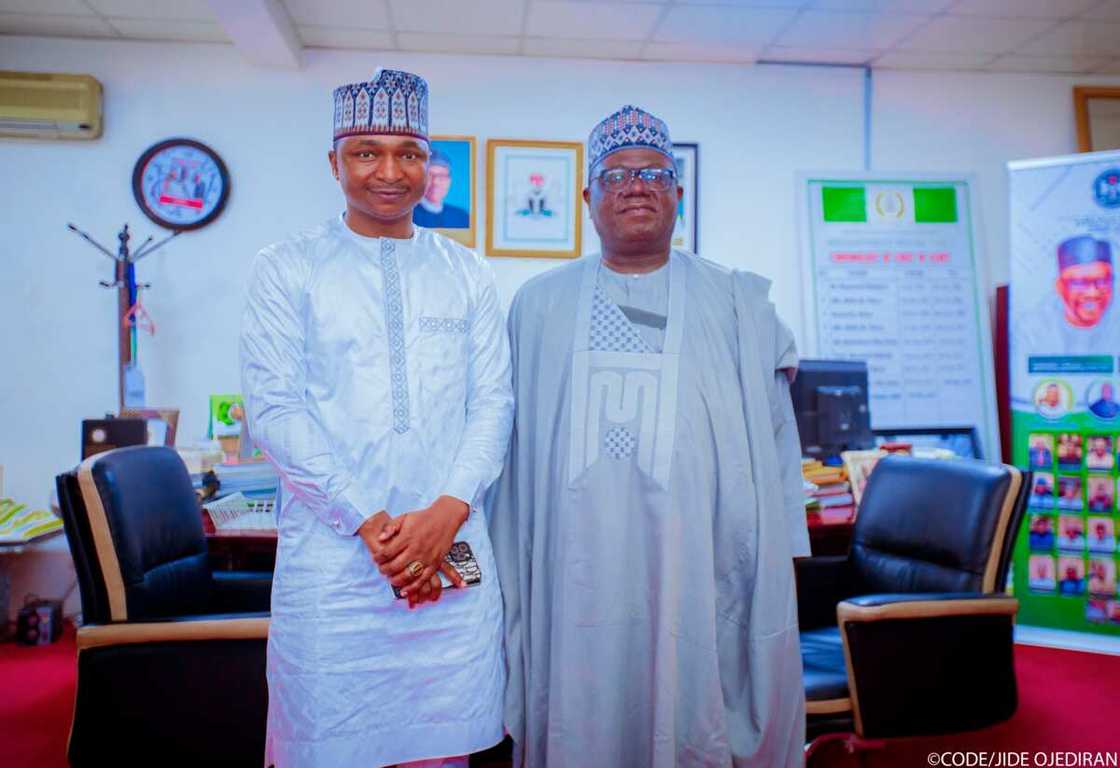 Hamzat Lawal and Professor Maxwell Gidado. Hamzat Lawal and Professor Maxwell Gidado.