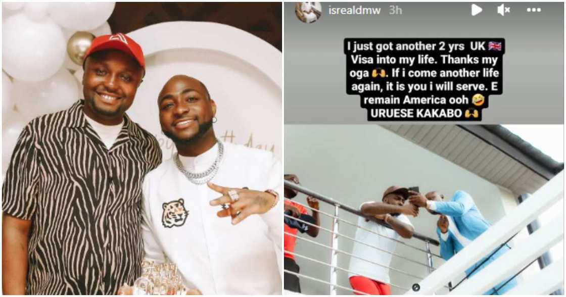 Isreal plans to serve Davido in another life. Isreal plans to serve Davido in another life.