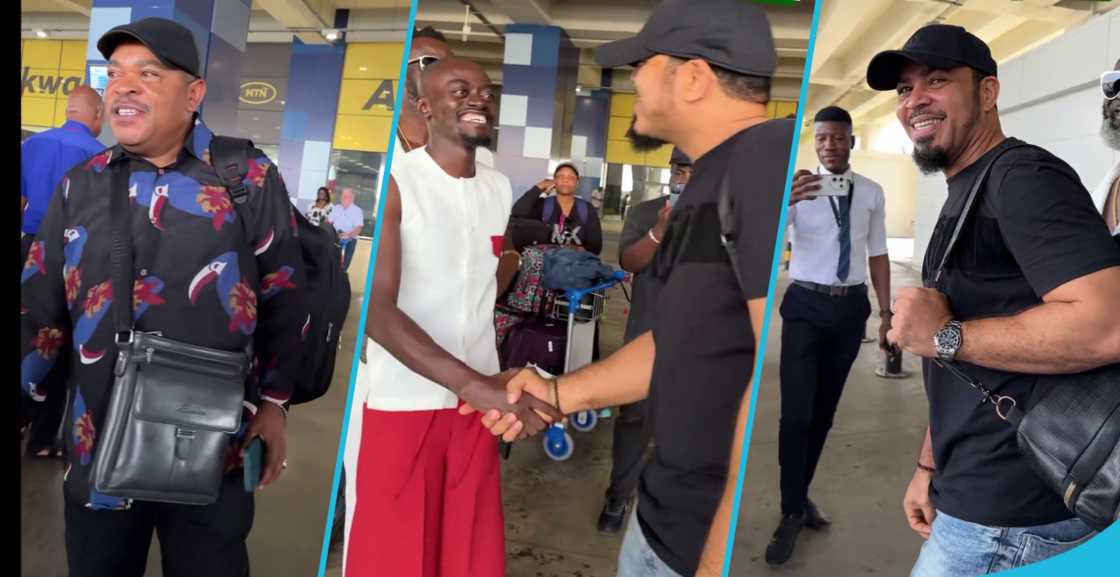 Lil Win welcoming Nigerian actors to Ghana Lil Win welcoming Nigerian actors to Ghana