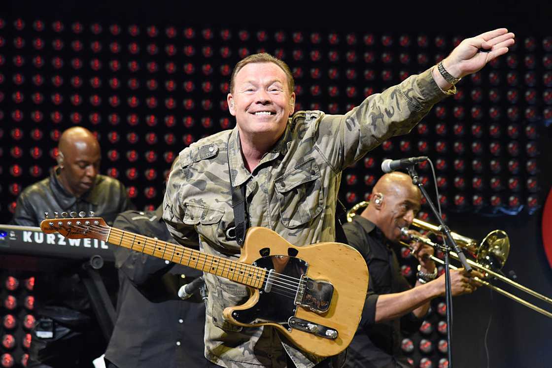 Ali Campbell performs at a concert in San Jose Ali Campbell performs at a concert in San Jose