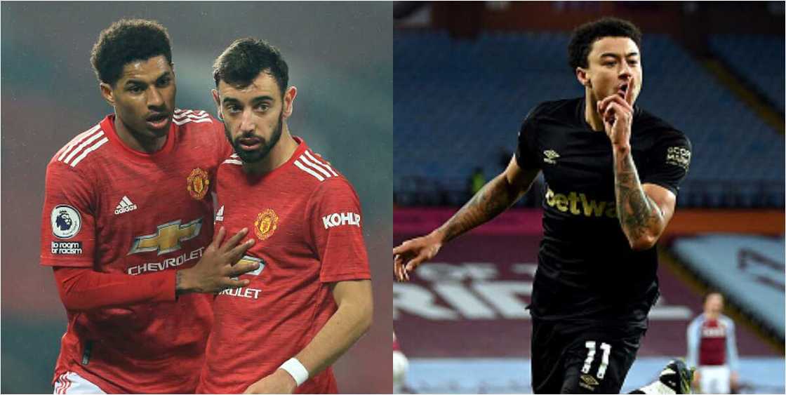 Man United stars react to Jesse Lingard's brace for West Ham against Aston Villa Man United stars react to Jesse Lingard's brace for West Ham against Aston Villa