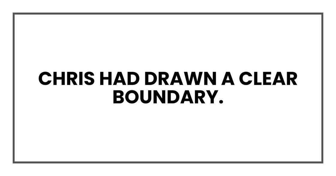 had drawn a clear boundary. had drawn a clear boundary.