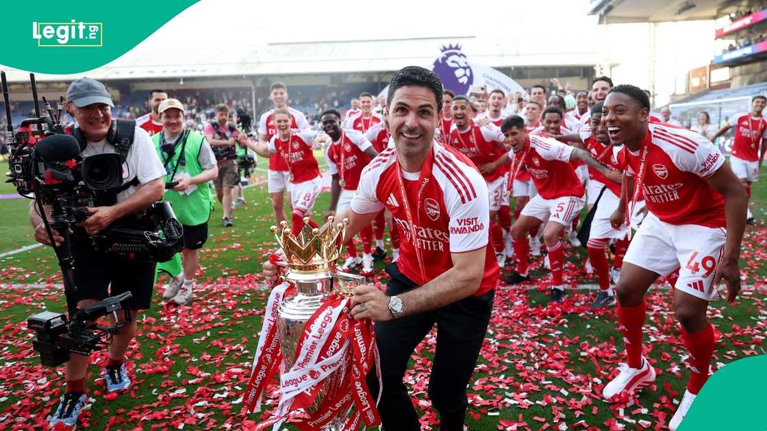 Mikel Arteta, Premier League, Arsenal, Football, England, London. Mikel Arteta, Premier League, Arsenal, Football, England, London.