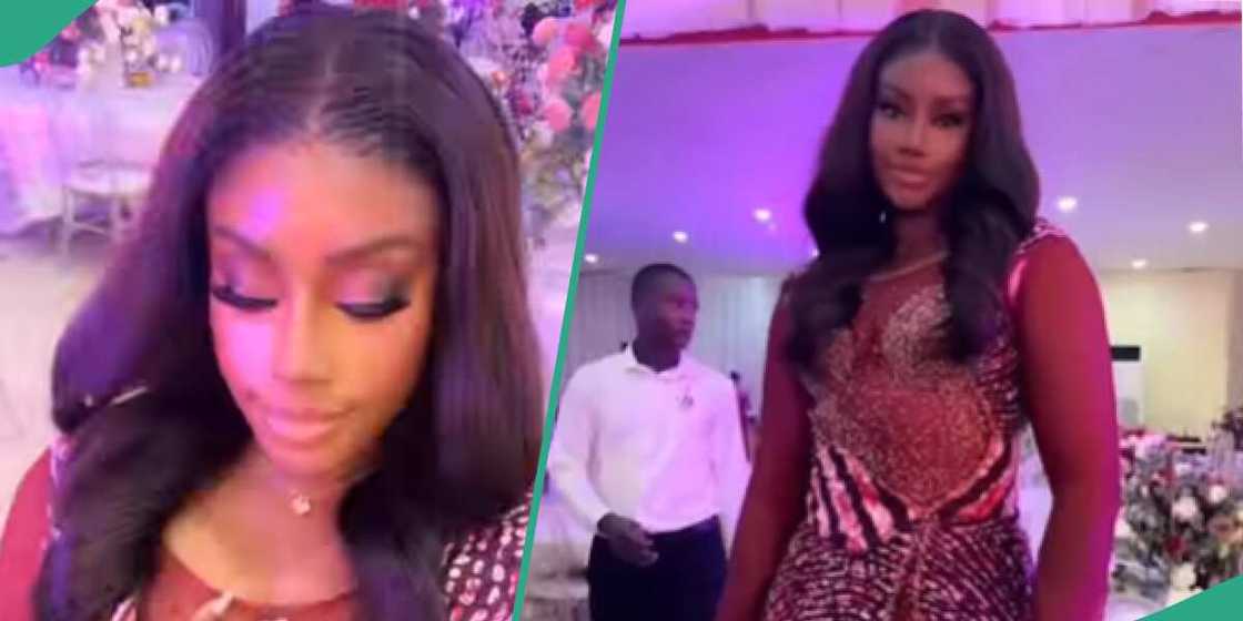 Lady shows off what she spends to look good for a Lagos wedding Lady shows off what she spends to look good for a Lagos wedding