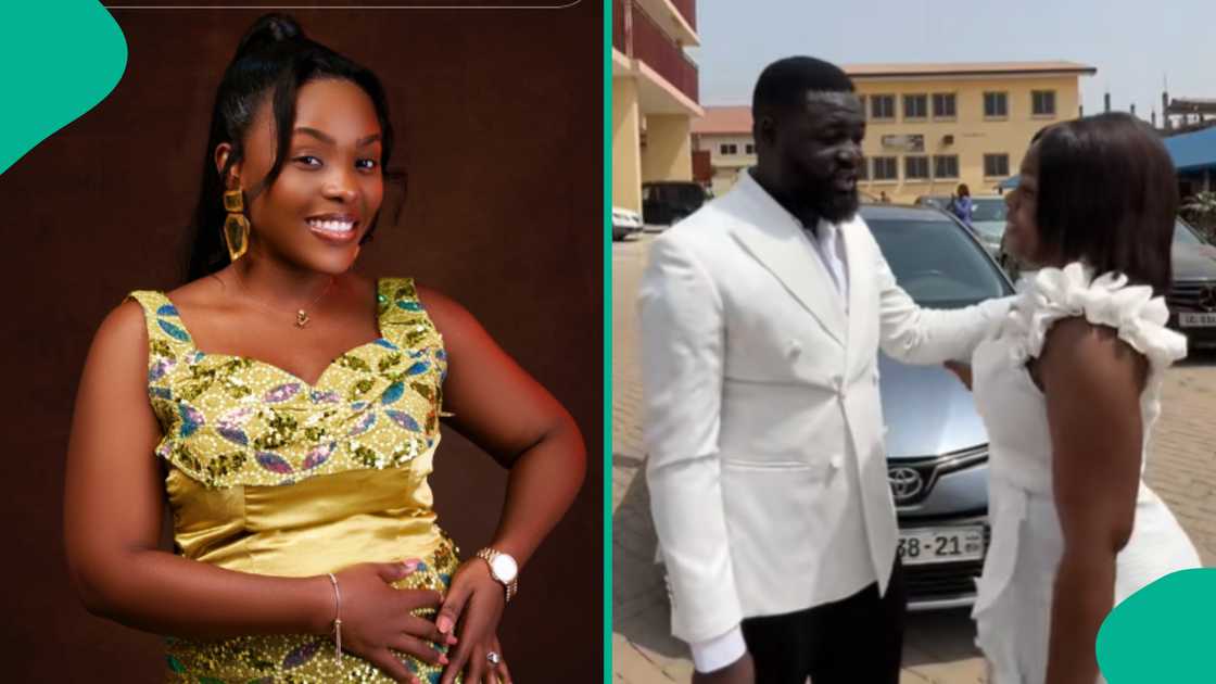 Lady rejoices as her husband helps her do house chores. Lady rejoices as her husband helps her do house chores.