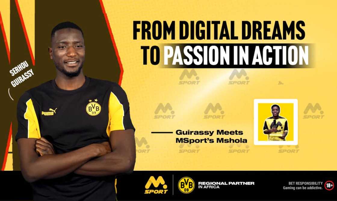 MSport's MShola Meets Serhou Guirassy: From Digital Dreams to Passion in Action MSport's MShola Meets Serhou Guirassy: From Digital Dreams to Passion in Action