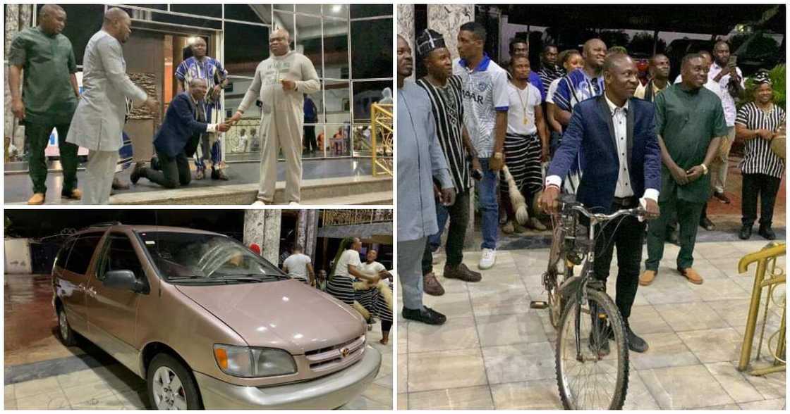 Chibuzor Gift Chinyere, OPM's pastor, bicycle, Benue to Rivers Chibuzor Gift Chinyere, OPM's pastor, bicycle, Benue to Rivers