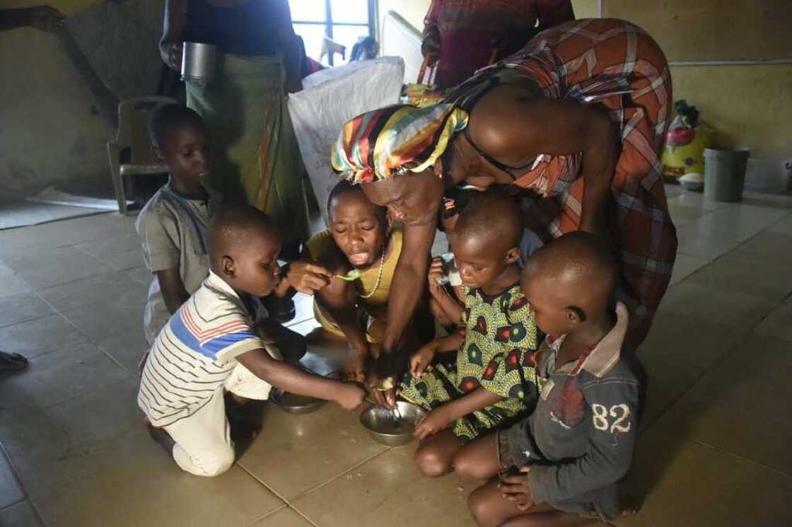 Informal camps have popped up for those who managed to escape Informal camps have popped up for those who managed to escape