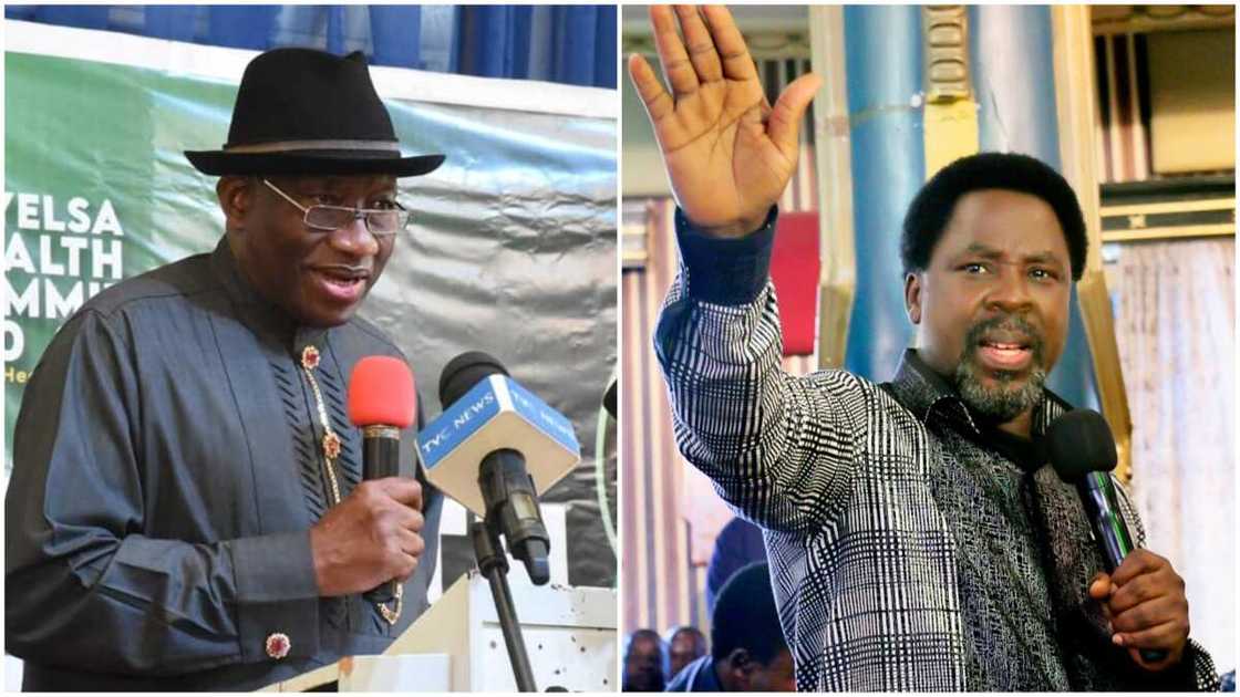 Prophet TB Joshua: Former President Jonathan Mourns, Speaks about SCOAN Pastor's Achievements Prophet TB Joshua: Former President Jonathan Mourns, Speaks about SCOAN Pastor's Achievements