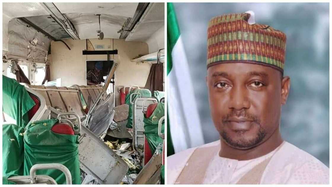 Governor Sani Bello, Abuja-kaduna train attack, military administrator, General Idris Garba Governor Sani Bello, Abuja-kaduna train attack, military administrator, General Idris Garba