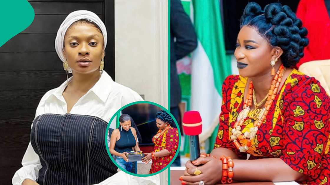 May Edochie shares heartwarming video from her encounter with Ebonyi First Lady.