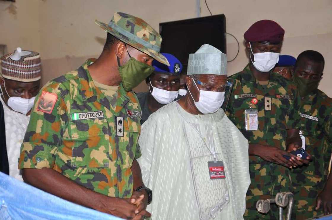 Aminu Masari has called on residents of the state to arm themselves and confront bandits Aminu Masari has called on residents of the state to arm themselves and confront bandits