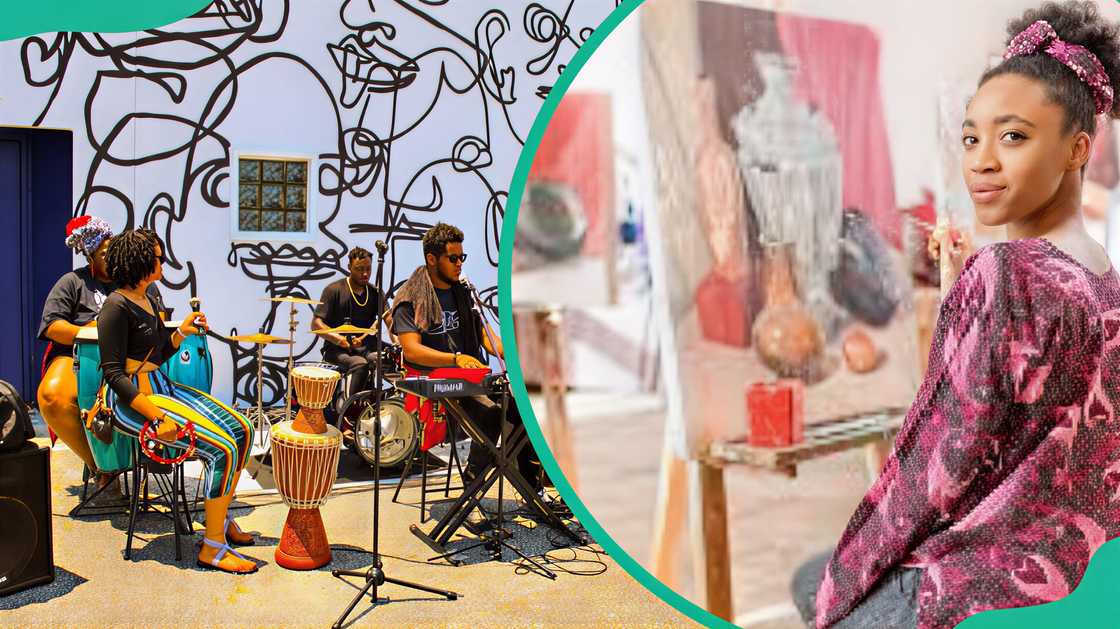 Students from the Department of Arts Students from the Department of Arts