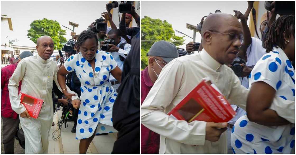 Godwin Emefiele in court/ Emefiele looks frail/ Emefiele looks sick/ Emefiele looks sick Godwin Emefiele in court/ Emefiele looks frail/ Emefiele looks sick/ Emefiele looks sick