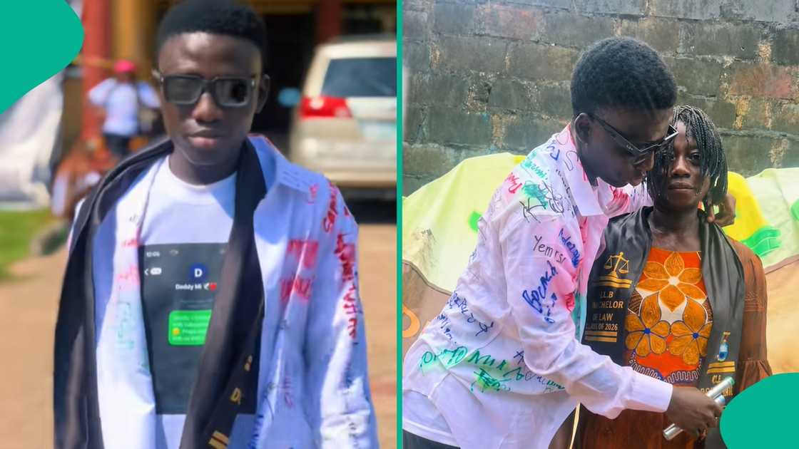 A Nigerian man who graduated from the University of Ibadan after people predicted that he would fail A Nigerian man who graduated from the University of Ibadan after people predicted that he would fail