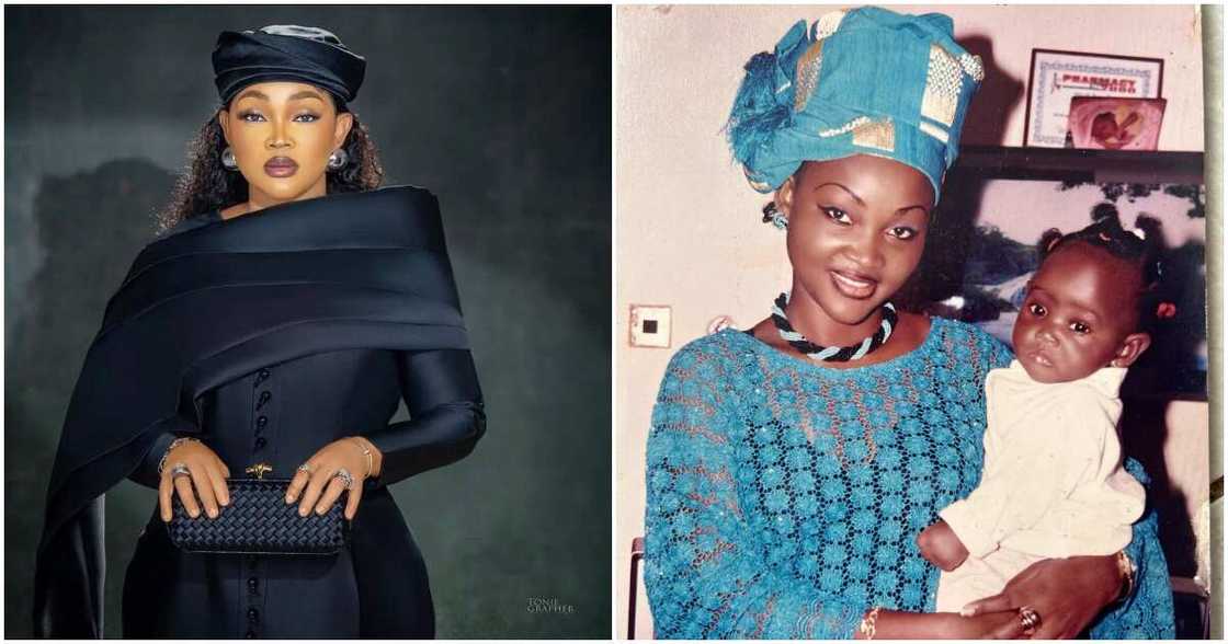 Actress Mercy Aigbe's throwback photo. Actress Mercy Aigbe's throwback photo.