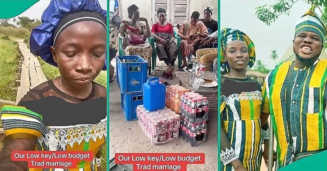 Nigerian couple holds low budget traditional wedding Nigerian couple holds low budget traditional wedding
