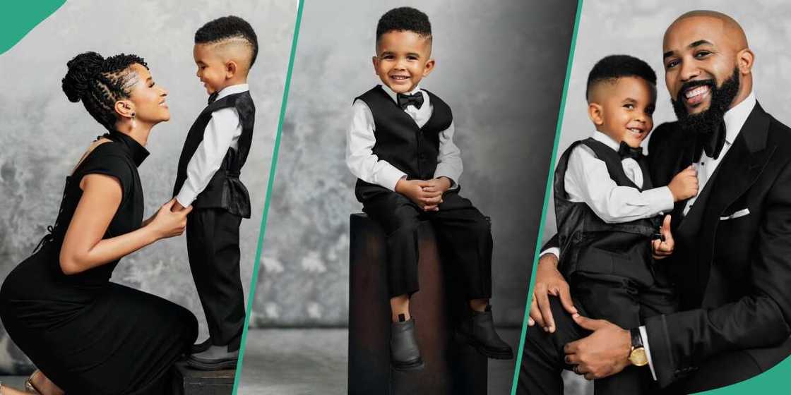 Banky W and Adesua Etomi celebrate son Hazaiah as he turns a new age Banky W and Adesua Etomi celebrate son Hazaiah as he turns a new age