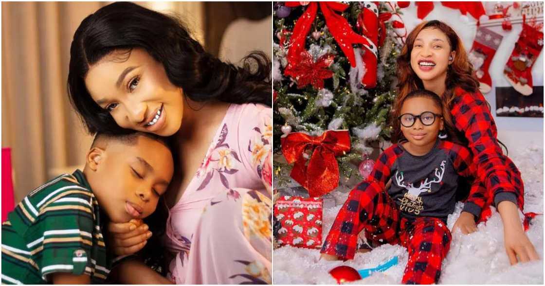 Tonto Dikeh and her son Tonto Dikeh and her son