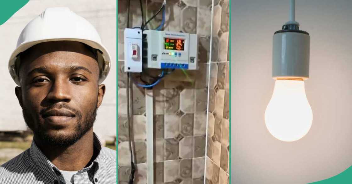 Man installs solar in his house amid electricity tariff hike in Nigeria