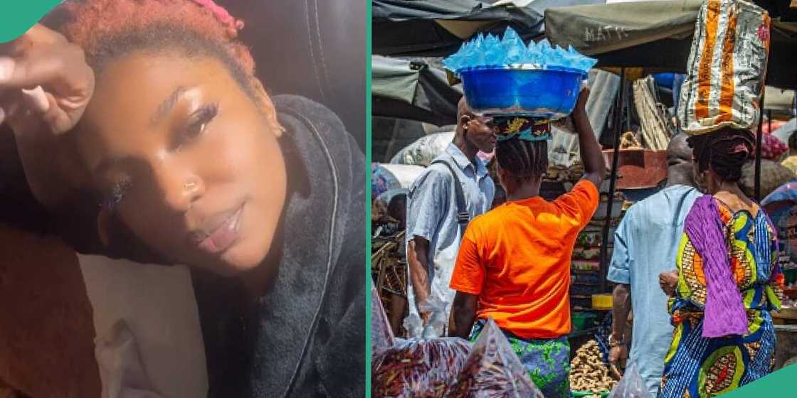 Lady who fell sick after drinking pure water.