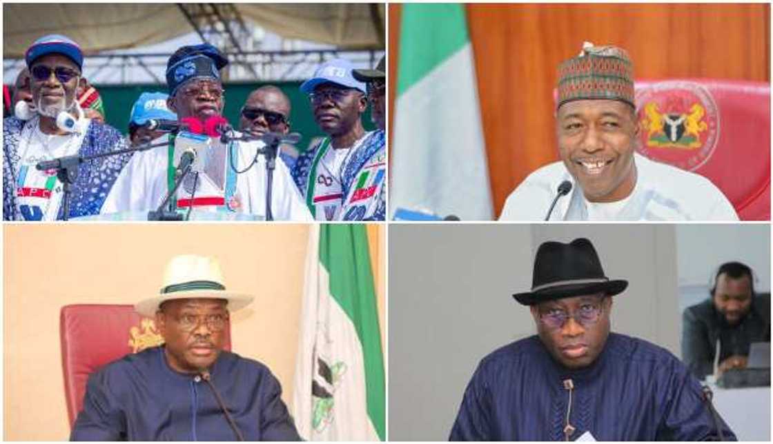 Tinubu, Wike, GEJ, Zulum Tinubu, Wike, GEJ, Zulum