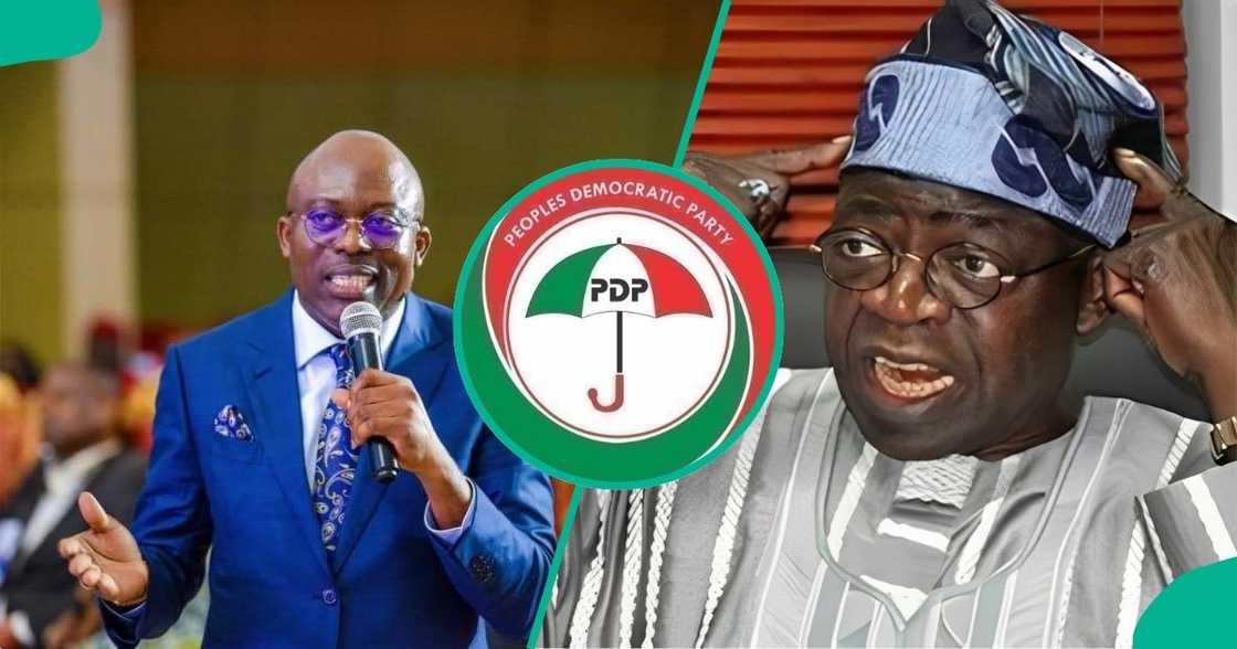 The PDP opposes Tinubu’s decision and urges the new military administrator not to take office. The PDP opposes Tinubu’s decision and urges the new military administrator not to take office.