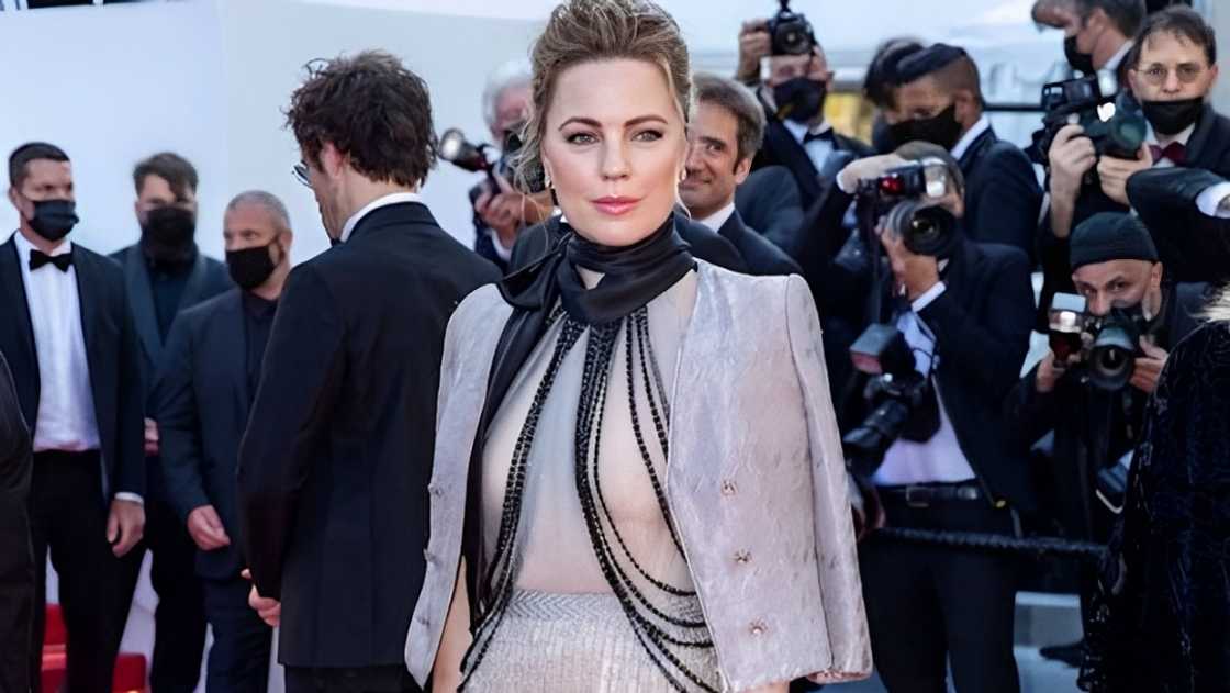 Melissa George was pictured on the red carpet of the 74th annual Cannes Film Festival