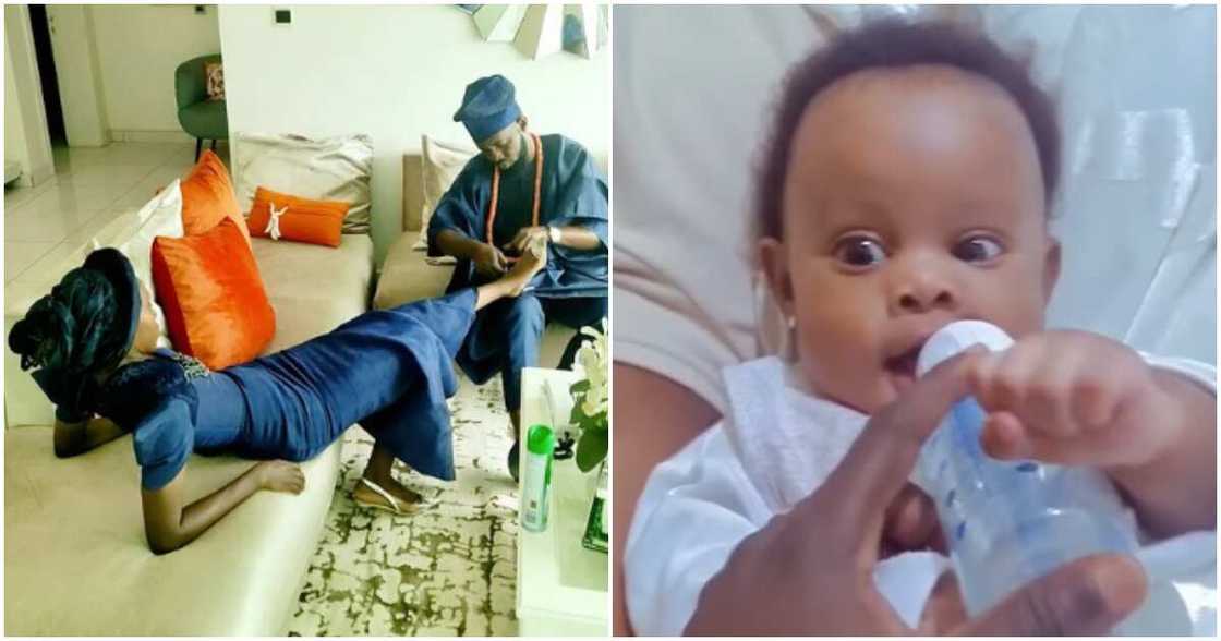 AY shares video of baby wide awake at 3am AY shares video of baby wide awake at 3am